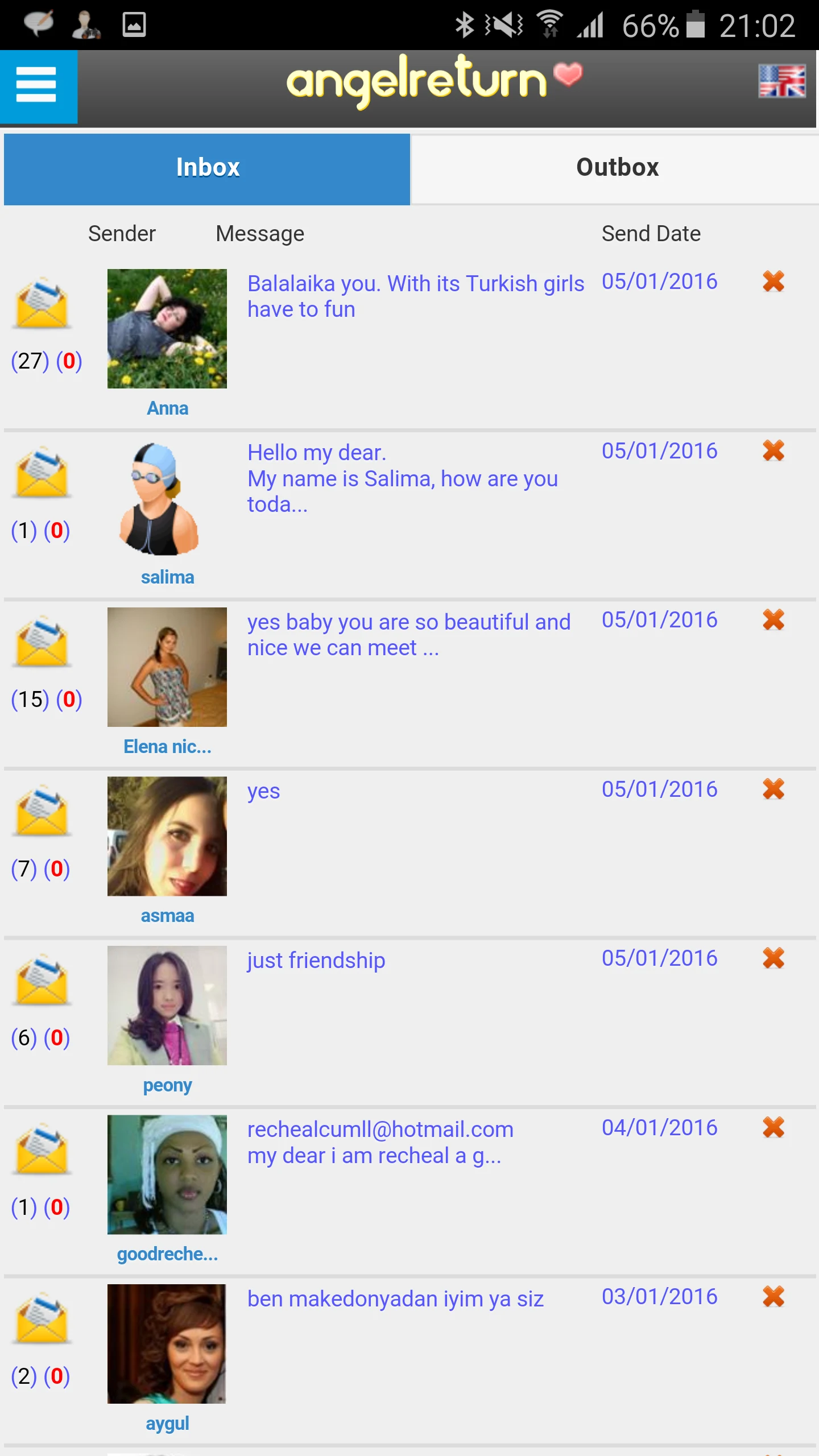 International Dating App screenshot